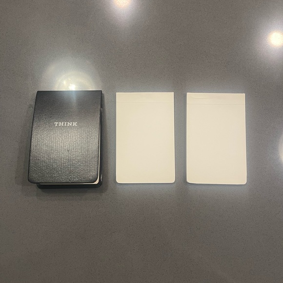 NWOT - Think Mini Pocket Notepad Holder w/ 3 Writing Pads - Picture 3 of 3